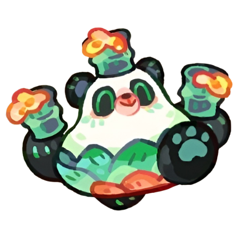 Pandarrior Glitter